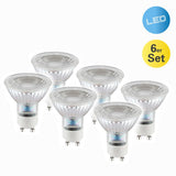 Lot de 6 ampoules LED GU10/5W "Marla"