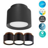 Spot LED D: 11,5cm Schwarz "Trimes"