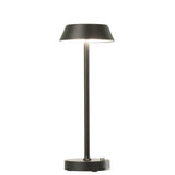 Lampe de table J-Line Noé en métal noir vue de face