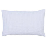 Coussin Maia Blanc recyclé 30x50 cm, élégant et moderne