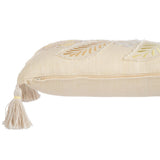 Détail du coussin J-Line en coton - ambiance bohème