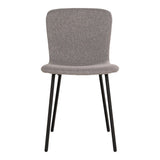 Vue latérale de la chaise Halden montrant le design moderne