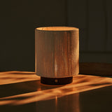Lampe rechargeable en bois marron foncé Ivo