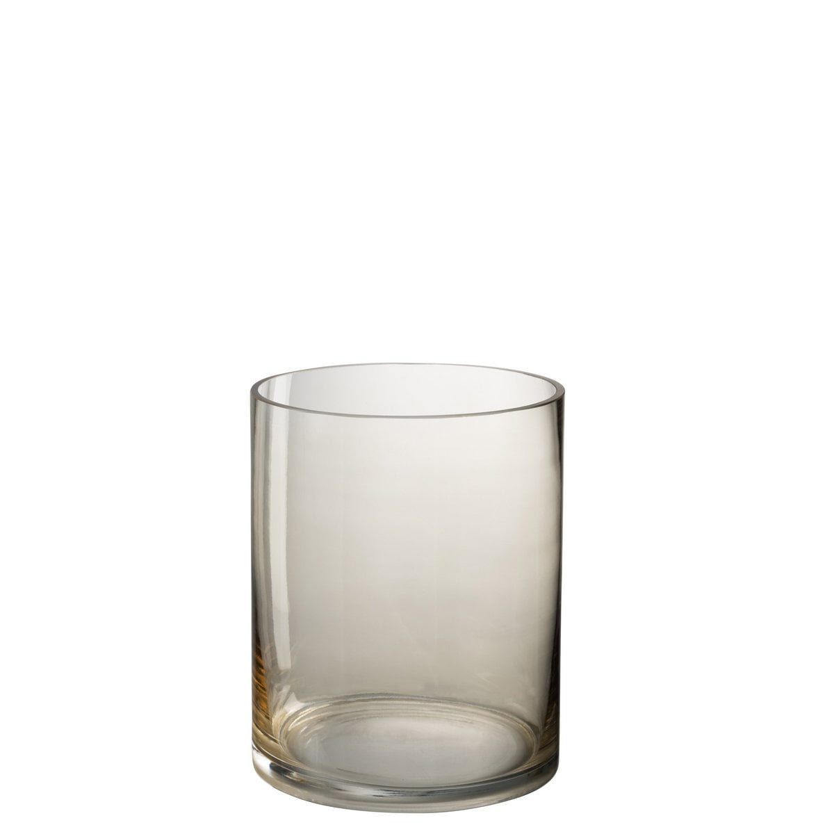 Lanterne J-Line en verre beige avec design rond élégant