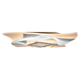 LED Plafond LAMBRE EFFET "LIORA" Ø 48 cm, avec de nombreuses fonctions, y compris la télécommande