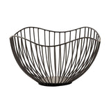 Panier de fruits Métal de 16 pièces Ø 25 h 14 cm Panier à pain Ensemble de fruits 2 x 8 pu