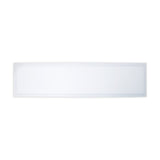 Panneau d'assemblage LED "Nicola", lampe de montage en métal et en plastique avec des LED fermement construites en blanc neutre, panneau pour l'intérieur 119,5 x 29,5 cm