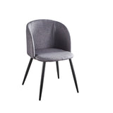 Détail du revêtement en textile du fauteuil moderne