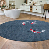 Tapis Eco - Bassin Japonais - Tapis bleu