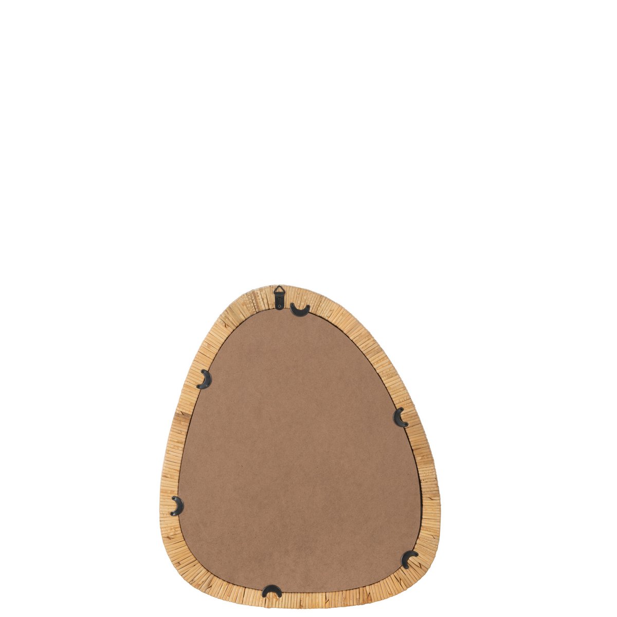 Détail du miroir J-Line montrant le cadre en jute