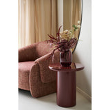 Otago Table d'appoint, bordeaux, ø45x50 cm