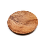 Assiette ronde en racine de teck - M