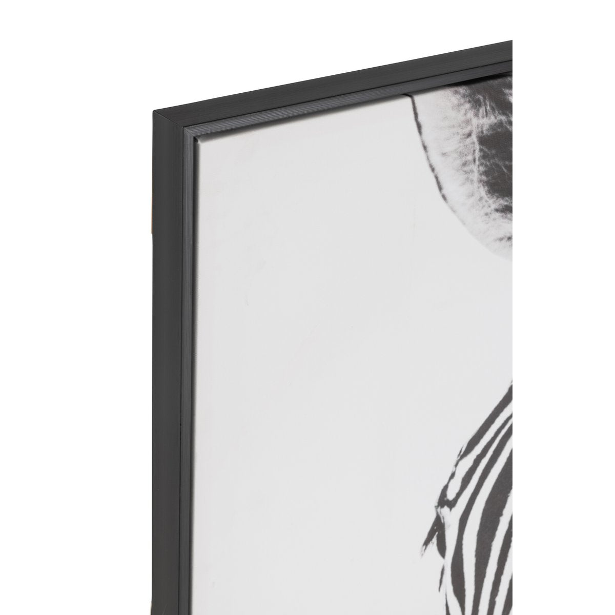 Détail de la toile zèbre J-Line - design moderne et raffiné