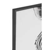 Détail de la toile zèbre J-Line - design moderne et raffiné
