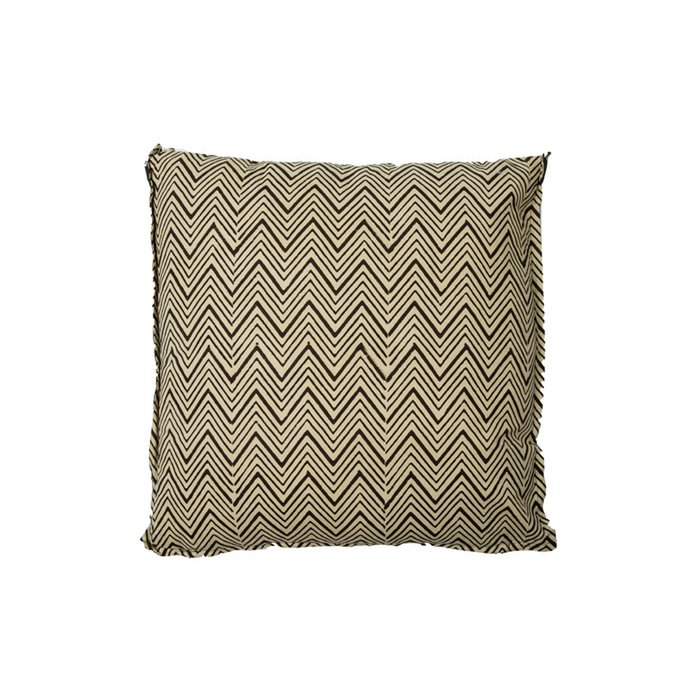 Coussin Es Vedra noir 45x45