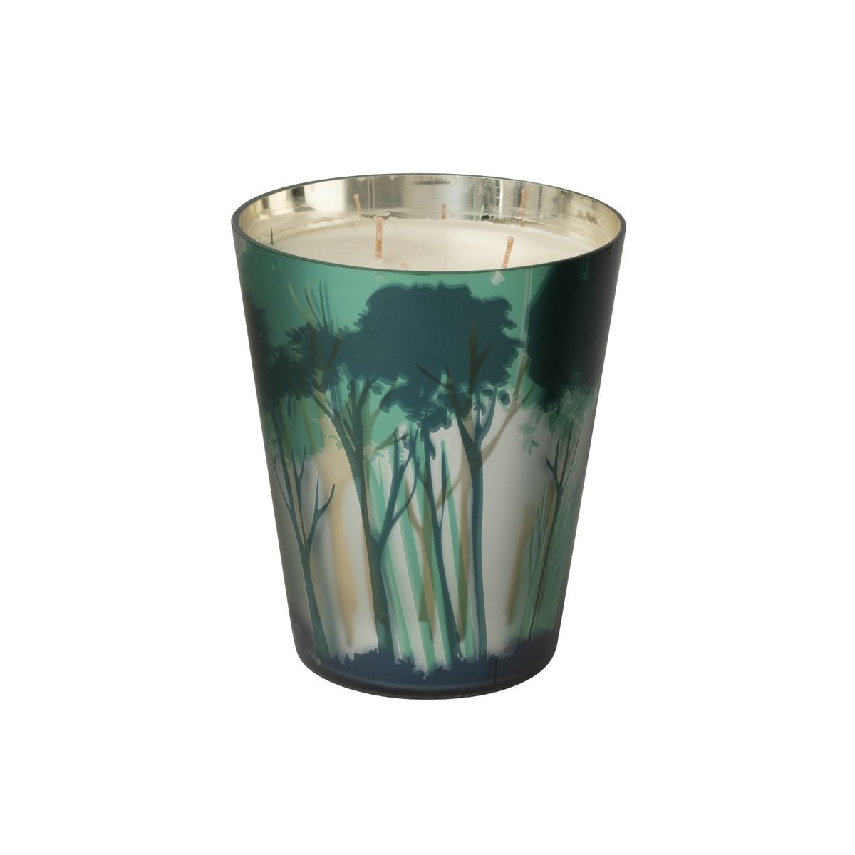Bougie parfumée J-Line Noa Bos - vue avant avec couleur verte
