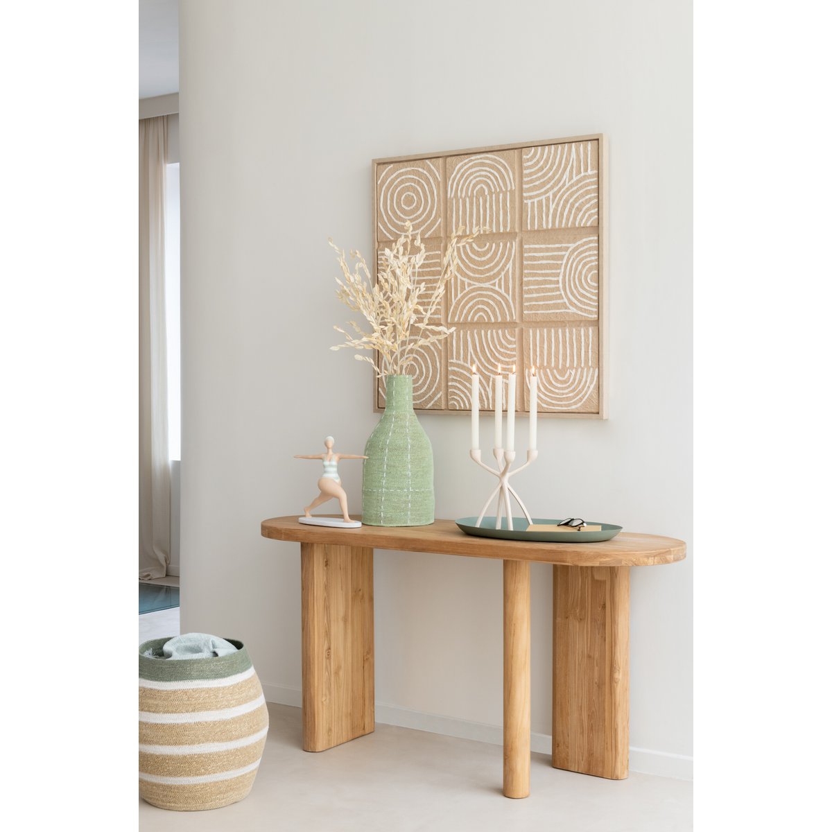 Détail du vase J-Line, design élégant et contemporain