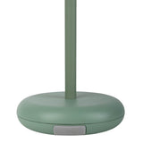 «Pasi» de tablette sans fil pour l'extérieur et à l'intérieur, en métal et en plastique dans la menthe, dimmable, avec une fonction tactile et mémoire, environ. 26 cm de haut