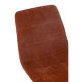 J-Line Clark Chaise de Salle à Manger Métal/Polyester Rouille