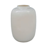 Vase ivoire Artic en verre