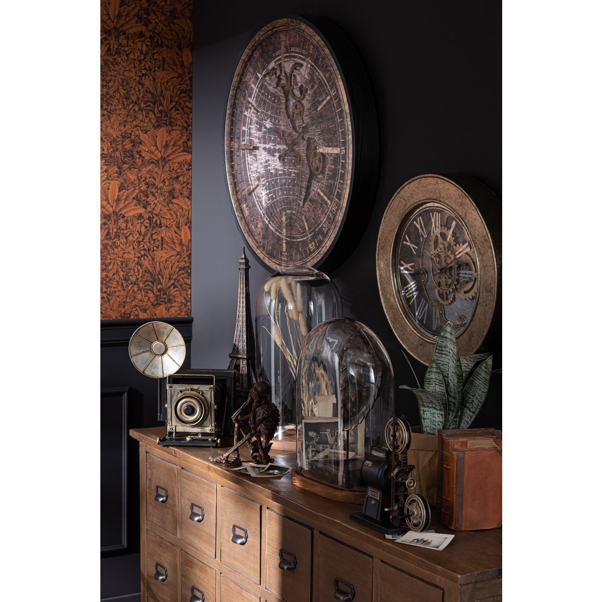 Détail du mécanisme de l'horloge J-Line Klok