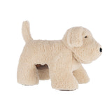 Butée de porte J-Line Chien en polyester beige, design élégant et contemporain