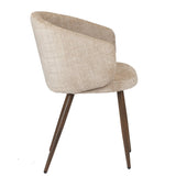 Détail des jambes en métal de la chaise Luna