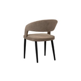 Chaise Tusk marron (ignifuge) (Ensemble de 2)