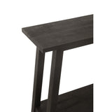 Vue latérale de la console J-Line en bois noir