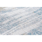 Tapis Eco - Long Island Bleu - Tapis gris et bleu