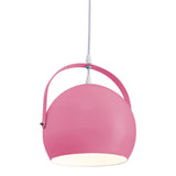 Pendante "Colorado" rose Ø Env. 25 cm, métal, socket E27, éclairage pour le salon, salle à manger, chambre pour enfants