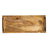 Plateau de service plateau en bois du plateau en bois 50x20cm de la carte de service tablette mangue en bois solide