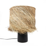 Lampe de table Pandan - Noir Naturel