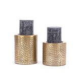 Le bougeoir Croco - Brass - L