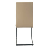 Chaises cantilever avec dossier haut et assise confortable