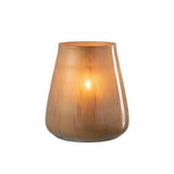 Lanterne J-Line Antique en verre marron, détail du verre