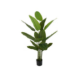 Plante artificielle Canna de Present Time, grande et élégante, en plastique vert