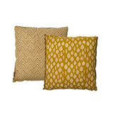 Coussin Portinaxt moutarde 45x45