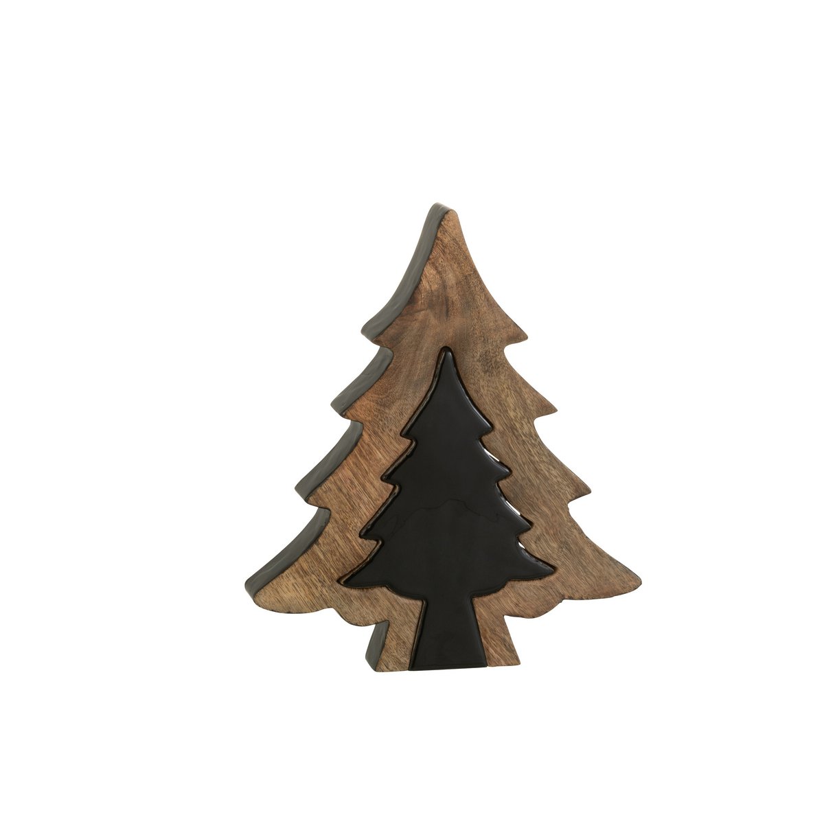Arbre Puzzle Bois Noir/Naturel - Environnement moderne