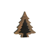 Arbre Puzzle Bois Noir/Naturel - Environnement moderne