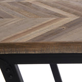 La Console à Chevrons - Naturel