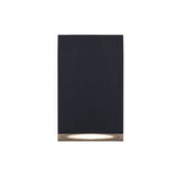 Lampe murale extérieure "Cubus", en métal et en verre en anthracite, socket gu10