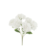 Détail du bouquet de fleurs J-Line Hortensia, décoration intérieure haut de gamme.