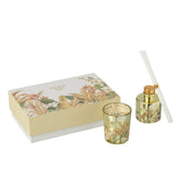 Bougie parfumée J-Line sur une table décorative