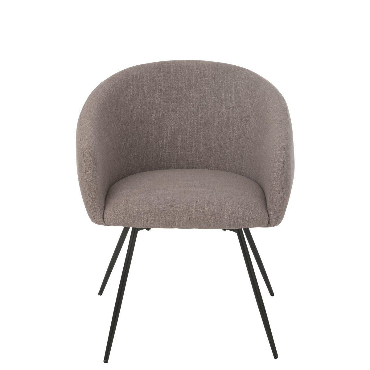 Détail du revêtement en mousse taupe de la Chaise Wales