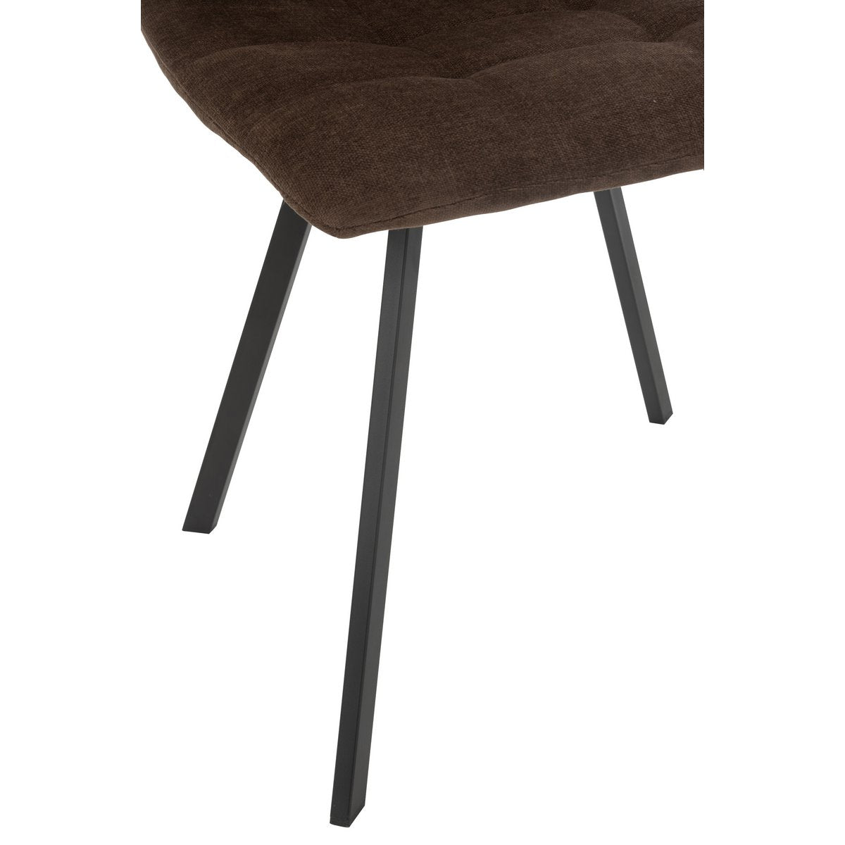 Chaise J-Line Clark avec vue sur les pieds en métal, robustesse assurée