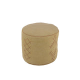 Pouf J-Line Cylindre, vue d'ensemble dans un intérieur moderne