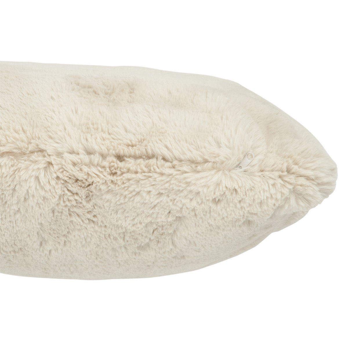 Coussin décoratif J-Line gris clair, vue de face