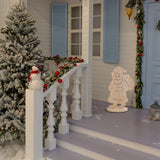 LED WOOD DECOLUM "SANTAN" Petites décorations de Noël en bois dans la nature, avec des LED fermement intégrées, pour la zone extérieure