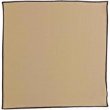 Serviette de table recyclée Grace Camel 40 x 40